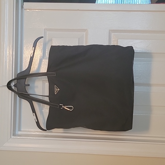 Prada Bags Prada Tessuto Nylon Tote Bag Black Poshmark